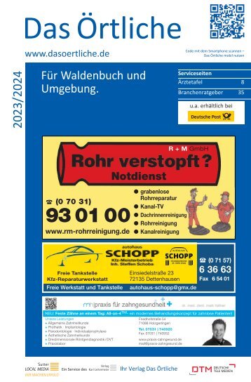 Waldenbuch und Umgebung ÖTB 23/24