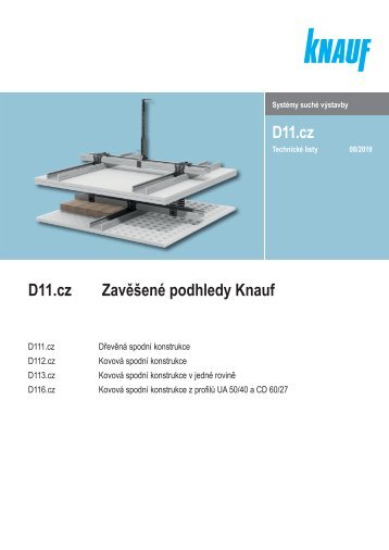 D11.cz Zavěšené podhledy Knauf