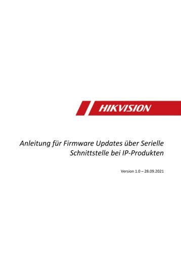 HowTo - Seriell Update Anleitung