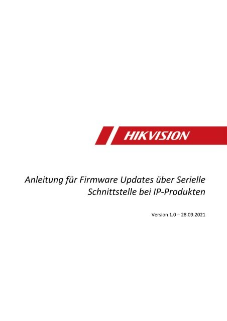 HowTo - Seriell Update Anleitung