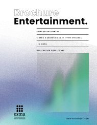 Brochure ESMA Entertainment 2023