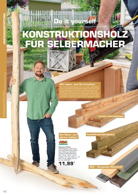 Holz im Garten - 35565 - Bauzentrum Seelmeyer - Scobalit