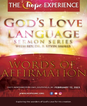 February 12, 2023 BULLETIN - 6th Sunday After Epiphany
