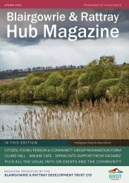 Blairgowrie & Rattray Hub Magazine Spring 2023