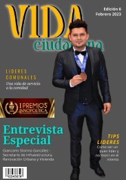 Edición No. 6 Revista Vida Ciudadana - Febrero 2023