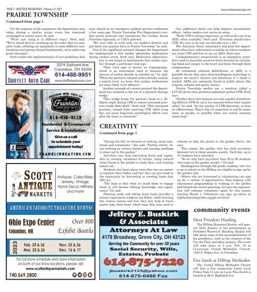 Westside Messenger - February 12th, 2023