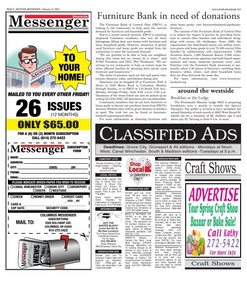 Westside Messenger - February 12th, 2023