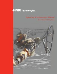 Operating & Maintenance Manual - FMC Technologies
