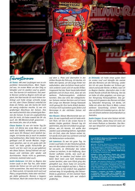 Motocross Enduro Ausgabe 11-2022