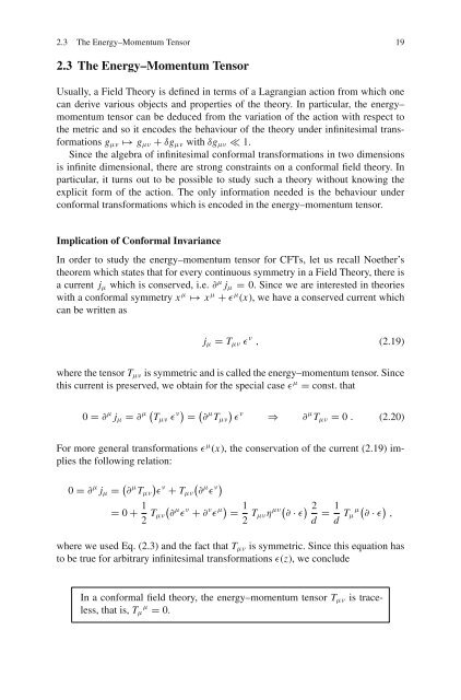 Introduction to Conformal Field Theory: With Applications to String ...