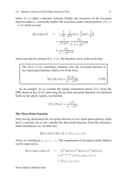 Introduction to Conformal Field Theory: With Applications to String ...
