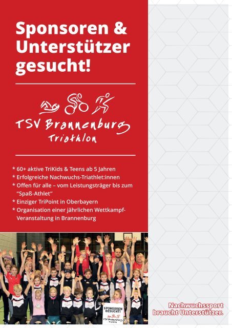 Sponsoren gesucht - TSV Brannenburg, Abt. Triathlon