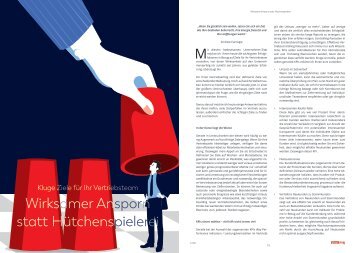 Kluge neue Ziele für Ihr Vertriebsteam - wirksamer Ansporn statt Hütchenspielerei.