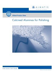 Calcined Aluminas for Polishing - Almatis