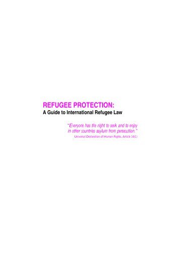 REFUGEE PROTECTION: - Inter-Parliamentary Union