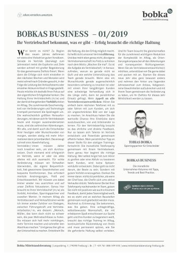 Ihr Vertriebschef bekommt, was er gibt – Erfolg braucht die richtige Haltung.