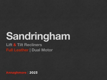Sandringham Lift & Tilt Leather Recliners
