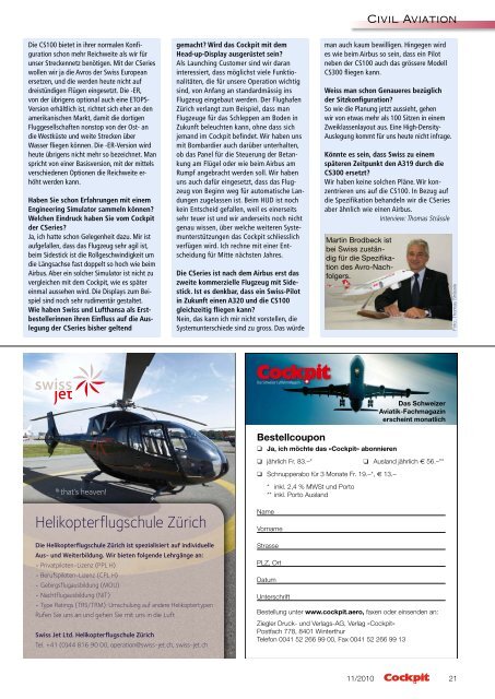 pdf Download November 2010 - Cockpit