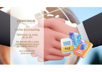 Coffee & Consulting: We answer the 5 most asked questions about BUSINESS TRAVELS!