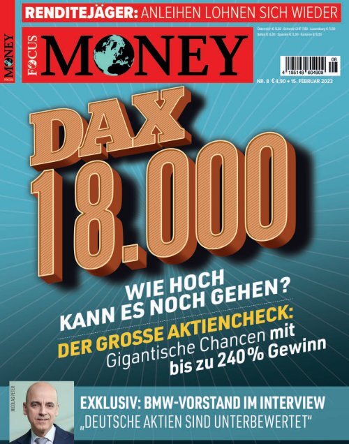 FOCUS MONEY 2023/08 Vorschau