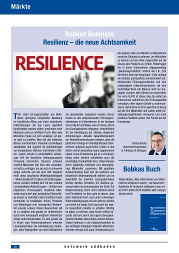 Resilienz – die neue Achtsamkeit.