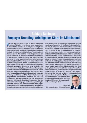 Employer Branding: Arbeitgeber-Stars im Mittelstand.
