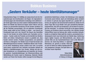 Gestern Verkäufer – heute Identitätsmanager.
