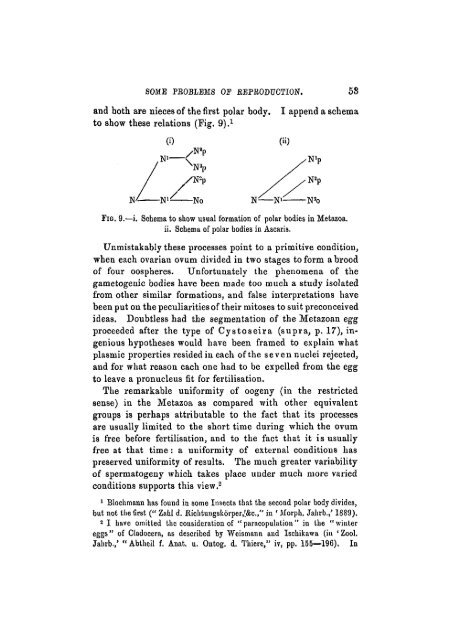 Some Problems of Reproduction: a Comparative Study of ...