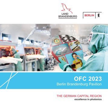 Booklet-Cover, Co-Exhibitor German Pavilion, OFC 2023
