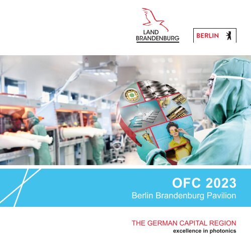 Booklet-Cover, Co-Exhibitor German Pavilion, OFC 2023