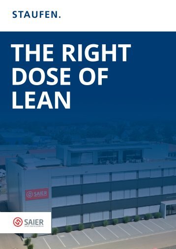 Reference Saier: The right dose of lean