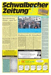 Schwalbacher Zeitung Ausgabe Kw 7-2023