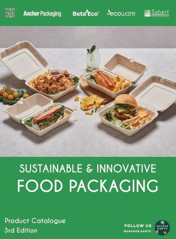 SUSTAINABLE FOOD PACKAGING PRODUCT CATALOGUE 