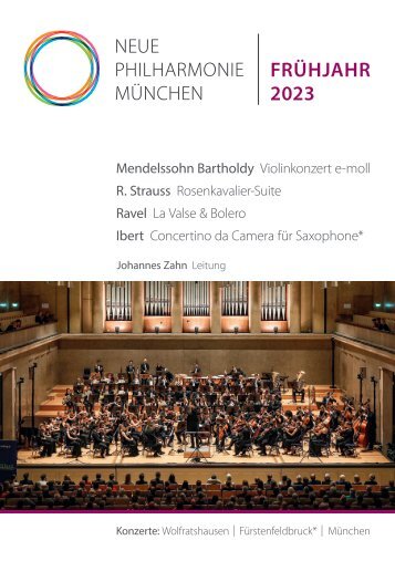 Neue Philharmonie München Spring/Frühjahr 2023