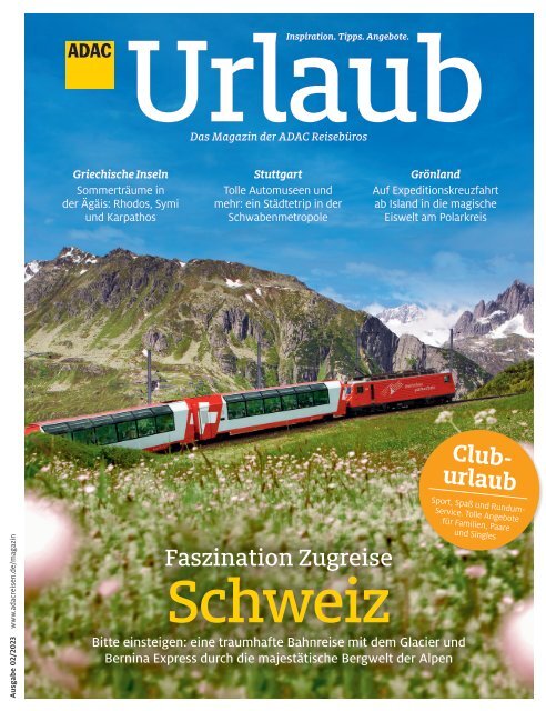 ADAC Urlaub Magazin, März-Ausgabe 2023, Nordrhein