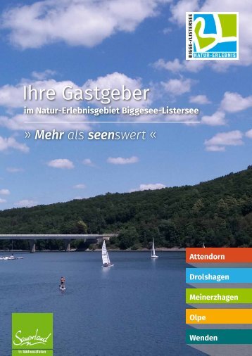 Bigge-Listersee Gastgeberverzeichnis