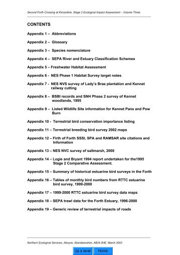 Northern Ecological Services report Appendices 1-8 - Transport ...