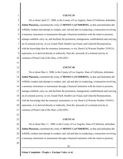 03-031 - Denti-Cal Complaint - Attorney General - State of California