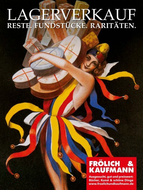Frölich & Kaufmann Lagerverkauf 1/2023