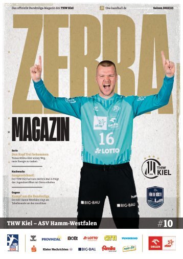 ZEBRA Hallenheft THW Kiel vs. ASV Hamm-Westfalen, 18.02.2023 in Kiel