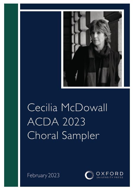 Cecilia McDowall ACDA Workshop 2023