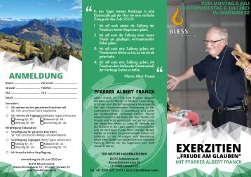 Exerzitien mit Pfarrer Albert Franck