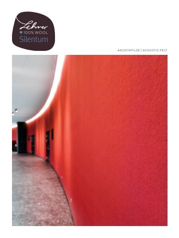ISOLENA Silentum 100% gyapjú akusztikai megoldások