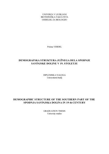 Univerza v Ljubljani, Biotehniška fakulteta, Oddelek za biologijo