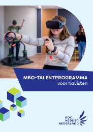 Mbo talentprogramma voor havisten