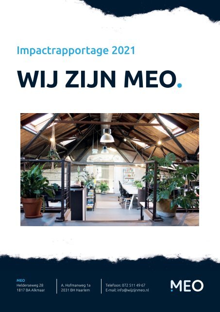 MEO Impactrapportage 2021