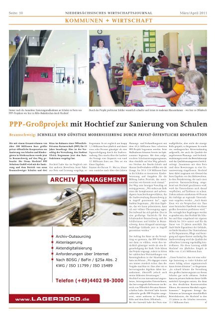 NIEDERSÄCHSISCHES - WIRTSCHAFTSJOURNAL Ausgabe ...