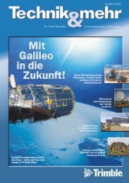 Ausgabe 2-2003 Der Trimble Newsletter für das Vermessungs- und ...