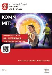 Broschüre Mittelstand-Digital Zentrum Saarbrücken 2023