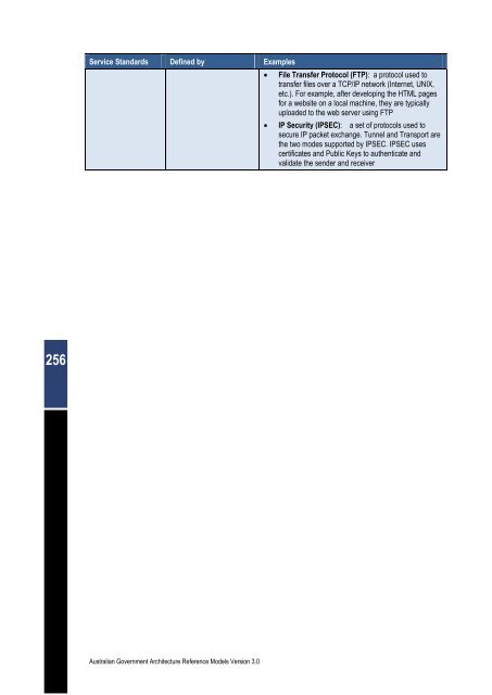 Australian Government Architecture Reference Models Version 3.0